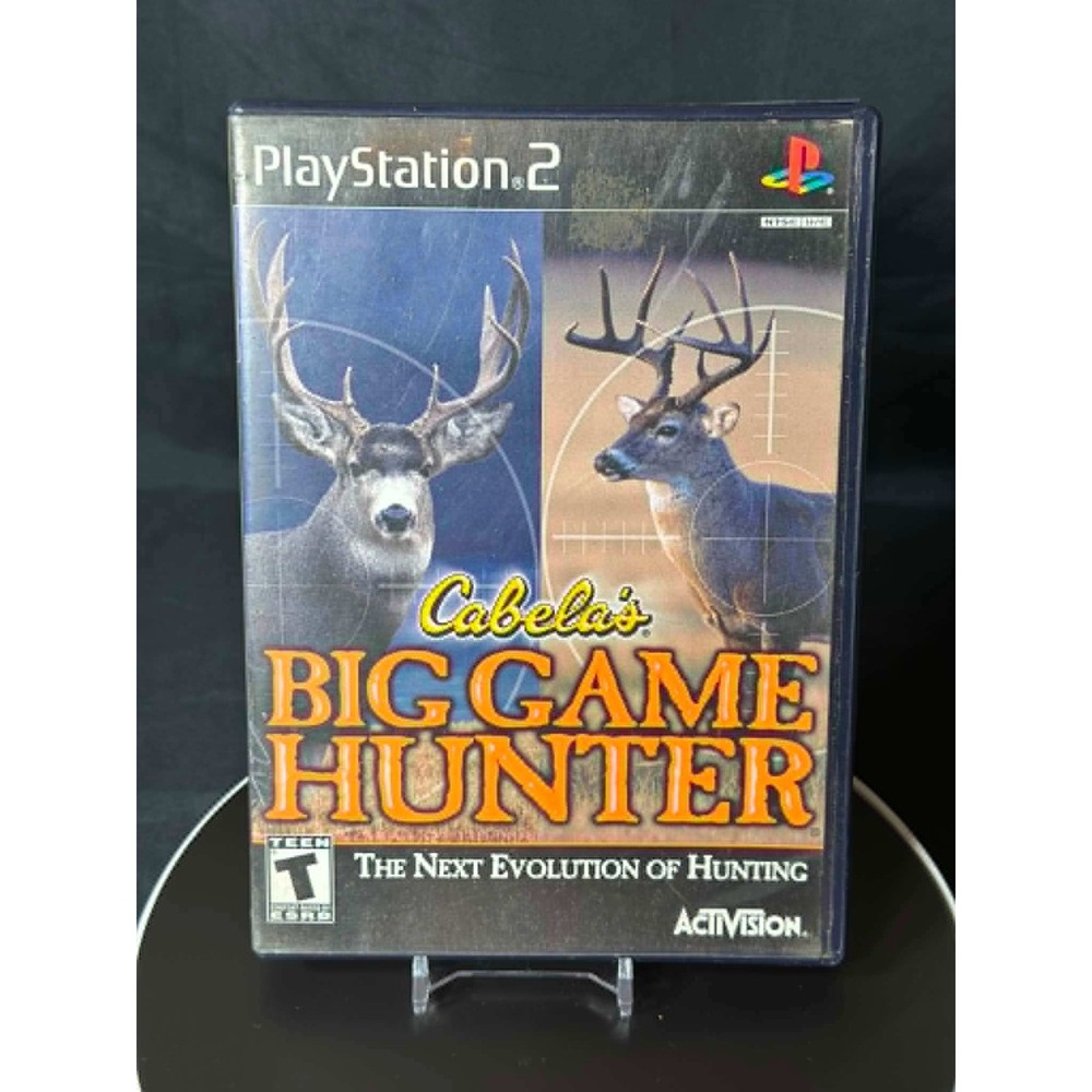 Cabela's Big Game Hunter PS2 PlayStation 2‎ CIB with Bonus Deer Hunt 2004 Game